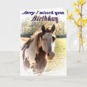 Carte Anniversaire tardif-la personnaliser (Fleur jaune)