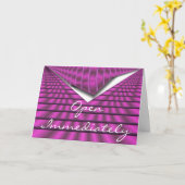 Carte Anniversaire tardif personnaliser (Fleur jaune)