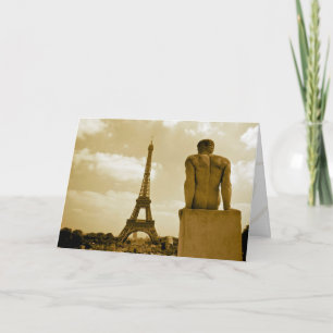 Carte Anniversaire Tour Eiffel Gay