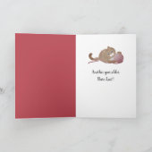 Carte Anniversaire Tricot Chat Dans Ancienne Chaise (Intérieur)