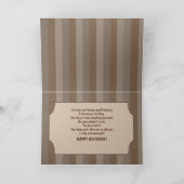 Carte Anniversaire, triste mais adorable chiot (Intérieur)