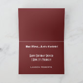 Carte Anniversaire Trump personnalisé (Intérieur)