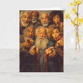 Carte Anniversaire "Tu es vieille" (Fleur jaune)