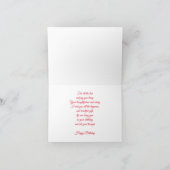 Carte Anniversaire - Tulipes Rouges (Intérieur)