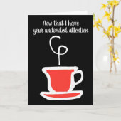 Carte **ANNIVERSAIRE ULTIME DE L'AMOUREUX DU CAFÉ** 40e (Fleur jaune)