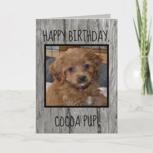 Carte Anniversaire unique pour animaux de compagnie du p