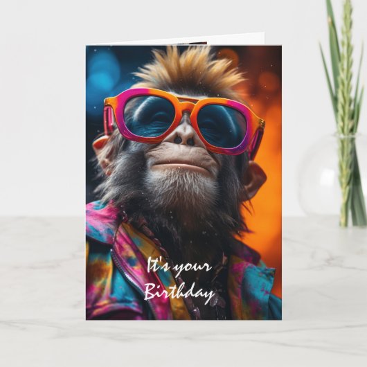 Carte Anniversaire unique Un d'un Humour type (Devant)