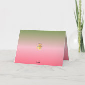 Carte Anniversaire Vallarta Flaming Beauty 1583 (Dos)