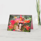 Carte Anniversaire Vallarta Flaming Beauty 1583 (Devant)