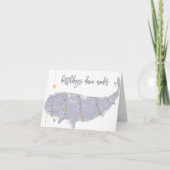 Carte Anniversaire vers le bas dessous (Devant)