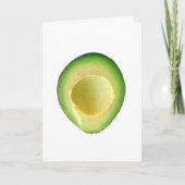 Carte Anniversaire vert de l'Avocado (Merci, etc.) (Devant)