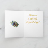 Carte anniversaire victorien (Intérieur)