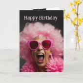 Carte Anniversaire Vie Vie à la plus complète amusante (Fleur jaune)