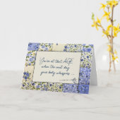 Carte Anniversaire Vieillir Humour surface couette et ai (Fleur jaune)