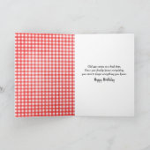 Carte Anniversaire Vielle Dame Avec Une Expression Grump (Intérieur)