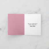 Carte Anniversaire Vielle Dame En Curlers Roses (Intérieur)