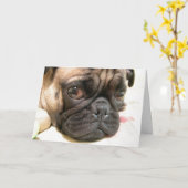 Carte Anniversaire Vieux âge pas heureux, Humour avec ch (Fleur jaune)