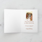 Carte Anniversaire Vieux âge pas heureux, Humour avec ch (Intérieur)