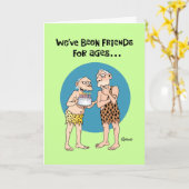 Carte Anniversaire Vieux Ami (Fleur jaune)