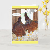 Carte Anniversaire Vieux Biddy (Fleur jaune)