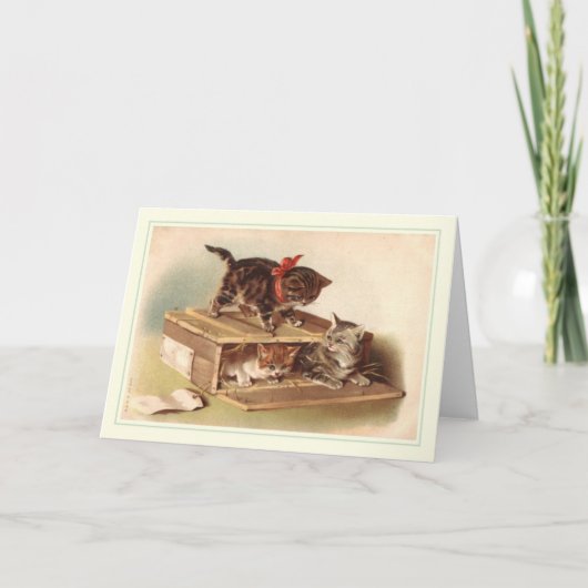 Carte Anniversaire vintage (Devant)