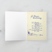 Carte Anniversaire vintage (Intérieur)