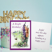 Carte Anniversaire vintage