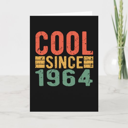 Carte Anniversaire Vintage 1964 (Devant)