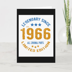 Carte Anniversaire Vintage 1966