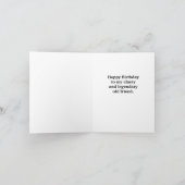 Carte Anniversaire vintage 1970 Retro Design pour Ami (Intérieur)