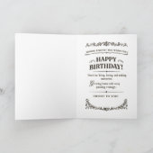 Carte Anniversaire Vintage 1981 (Intérieur)