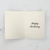 Carte Anniversaire Vintage marins Mermaid Catch (Intérieur)