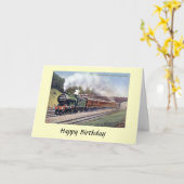 Carte Anniversaire - Volant Scotsman (Fleur jaune)