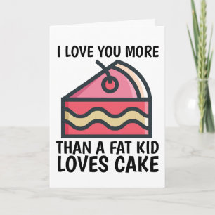 CARTE ANNIVERSAIRE VOUS AIME PLUS QUE GRAS ENFANTS AIME 