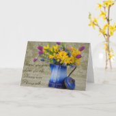 Carte Anniversaire - Vous aimée Hier (Fleur jaune)