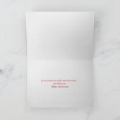 Carte anniversaire vous aimez avec le coeur rose (Intérieur)