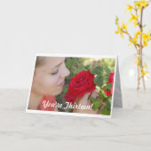 Carte Anniversaire - vous avez treize ans ! (Fleur jaune)