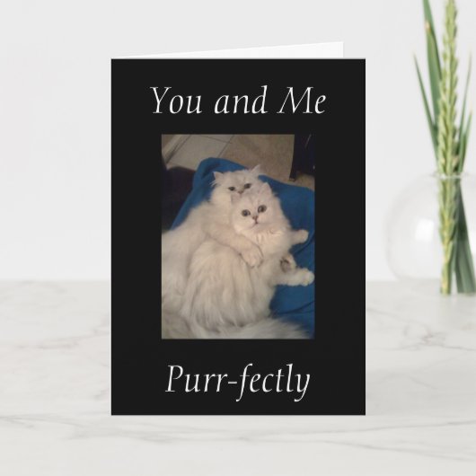 CARTE ANNIVERSAIRE "VOUS ET MOI EN TOUT CAS" (Devant)