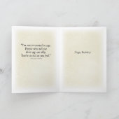 Carte Anniversaire - Vous êtes aussi vieux que vous le p (Intérieur)