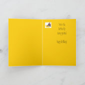 Carte Anniversaire - Vous êtes le Papillon - Meilleur Am (Intérieur)