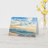 Carte  Anniversaire Vous Manquez Couchers de Soleil de P (Fleur jaune)