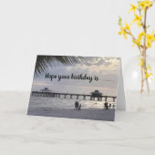 CARTE ANNIVERSAIRE VOUS SOUHAITE *MEILLEURE JOURNÉE À LA (Fleur jaune)