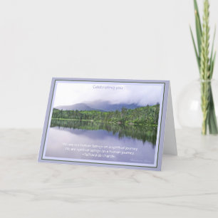 Carte Anniversaire : Voyage de la vie