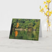 Carte Anniversaire : Walden Pond (Fleur jaune)
