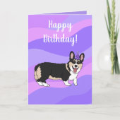 Carte Anniversaire Welsh Corgi (Devant)