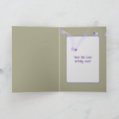 Carte Anniversaire Whimsy Fleur sauvage (Intérieur)