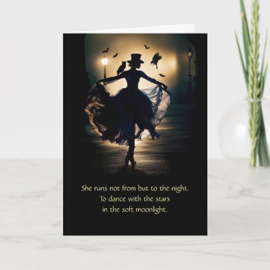 Carte Anniversaire Wicca Inspiré Magickal Femmes Hibou C (Devant)