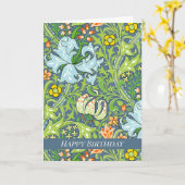 Carte Anniversaire William Morris Golden Lily 1899 CC122 (Fleur jaune)
