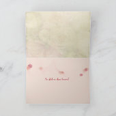 Carte Anniversaire Wine and Red Rose (Intérieur)