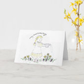 Carte AnniversaireDouches (Fleur jaune)